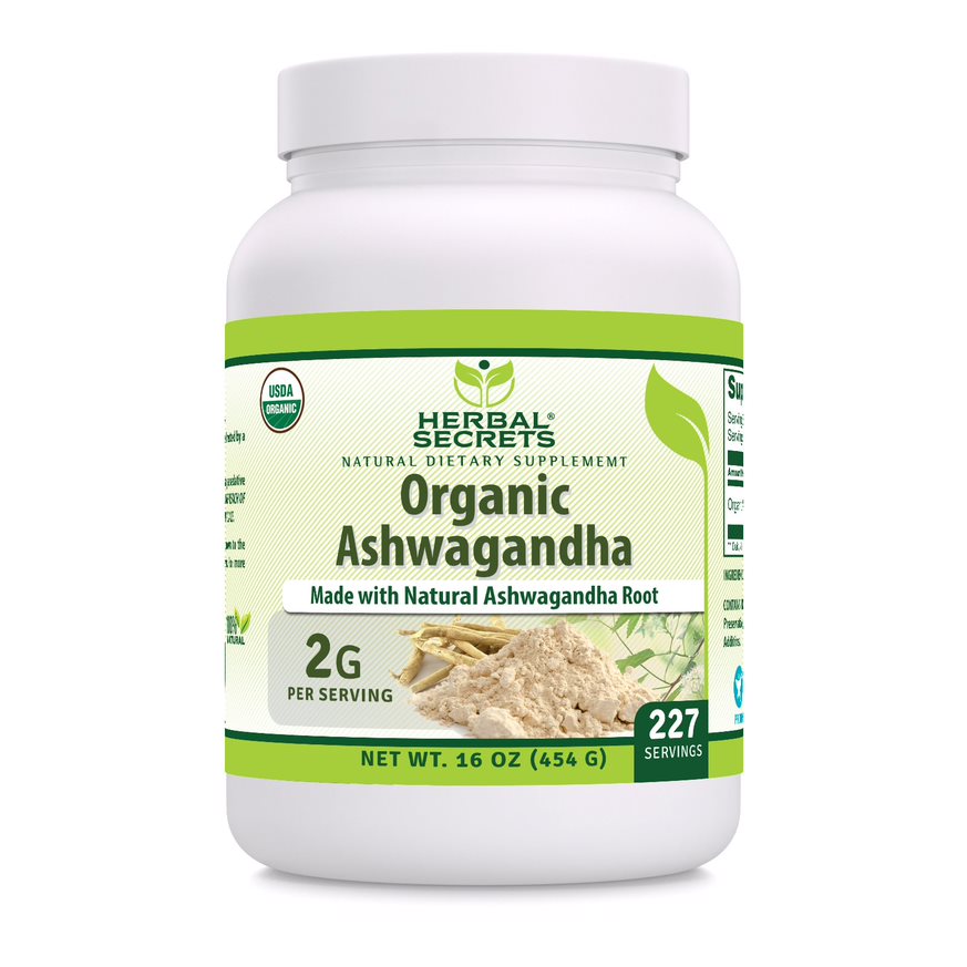 Ashwagandha Powder | USDA Certified Organic | 16 Oz
