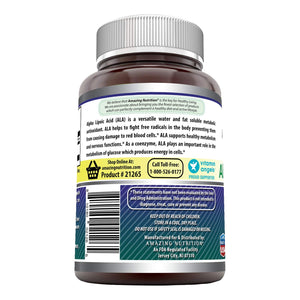 Amazing Formulas Alpha Lipoic Acid 600 mg 120 Capsules
