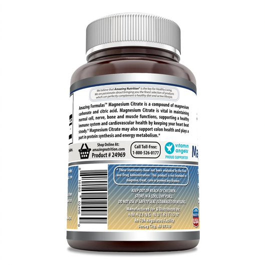 Amazing Formulas Magnesium Citrate 200 Mg 240 Tablets Amazing Muscle