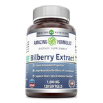 Amazing Formula Bilberry Extract 1000 Mg 120 Softgels