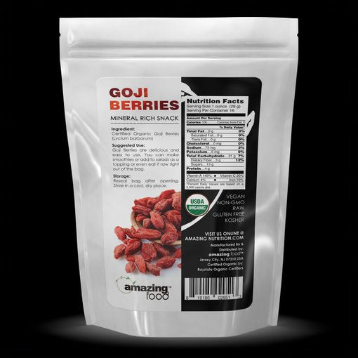 Amazing Food | Organic Goji Berries Powder | 1lb