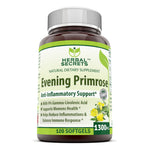 Herbal Secrets Evening Primrose Oil Supplement | 1300mg 120 Softgels - 9% GLA