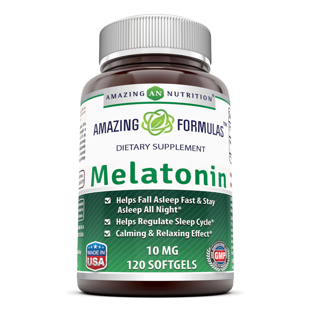 Amazing Formulas Melatonin 10 Mg 120 Softgels