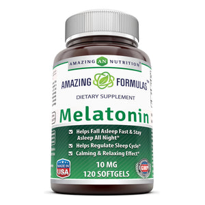 Amazing Formulas Melatonin 10 Mg 120 Softgels