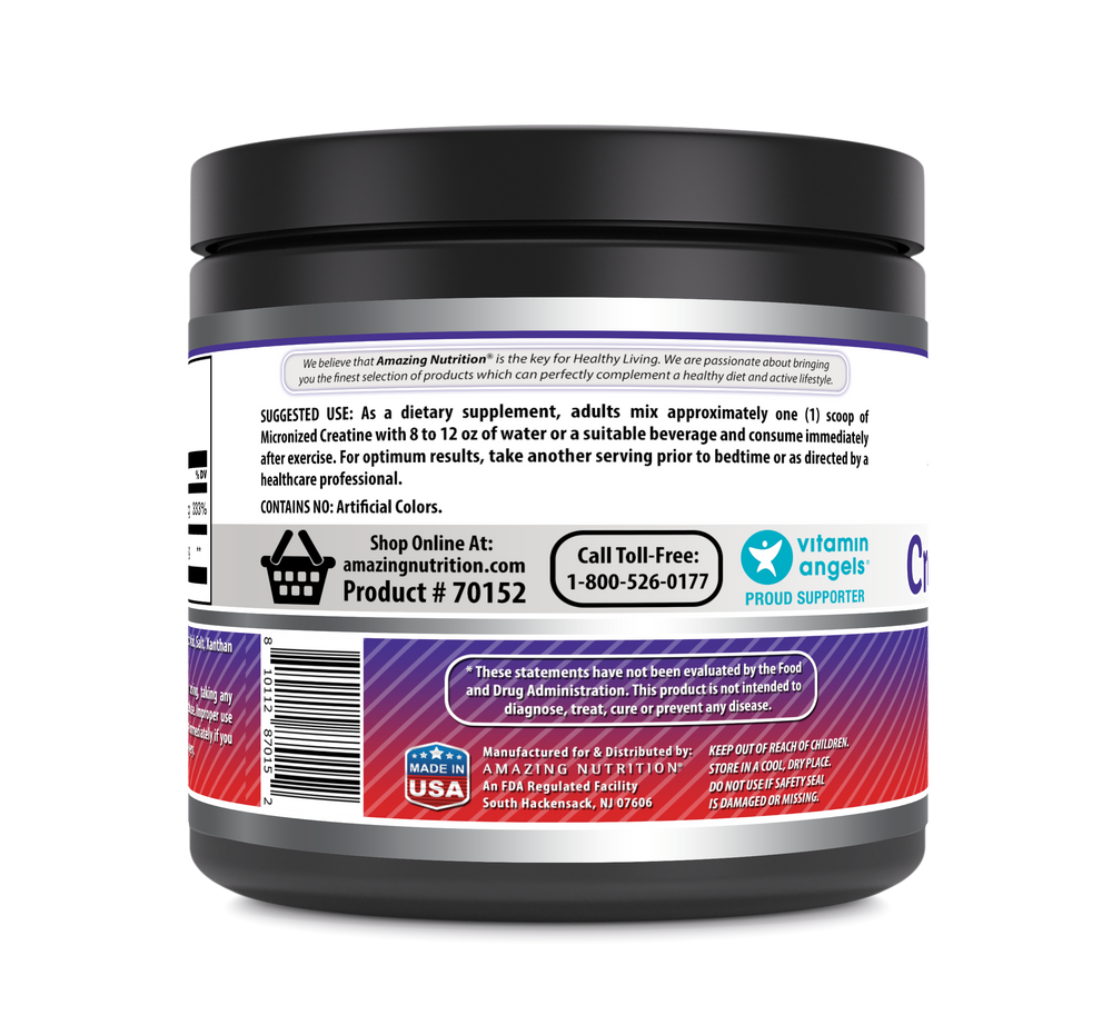 Micronized Creatine Monohydrate | Fruit Punch | 5g 60srvgs