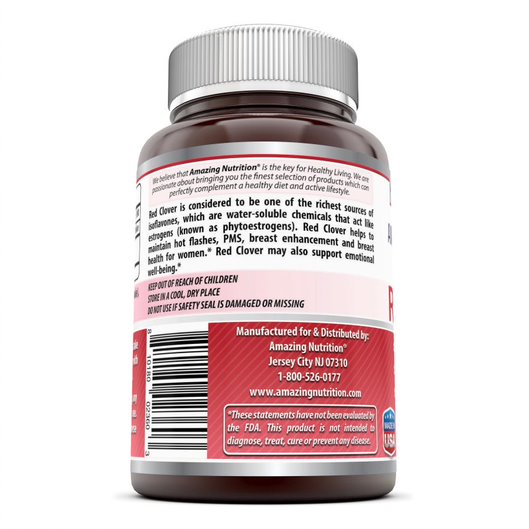Amazing Formulas Red Clover 430 Mg 180 Capsules