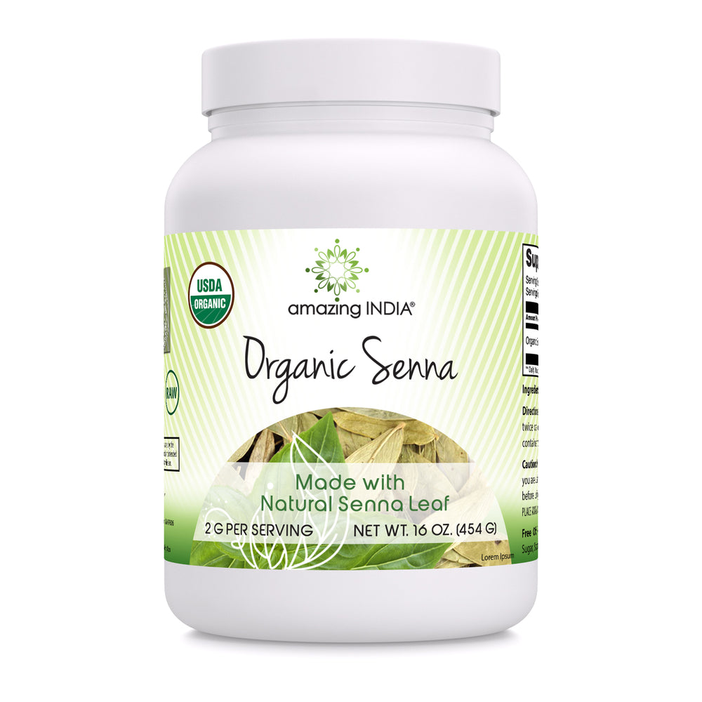 Amazing India USDA Certified Organic Senna Powder | 16 Oz