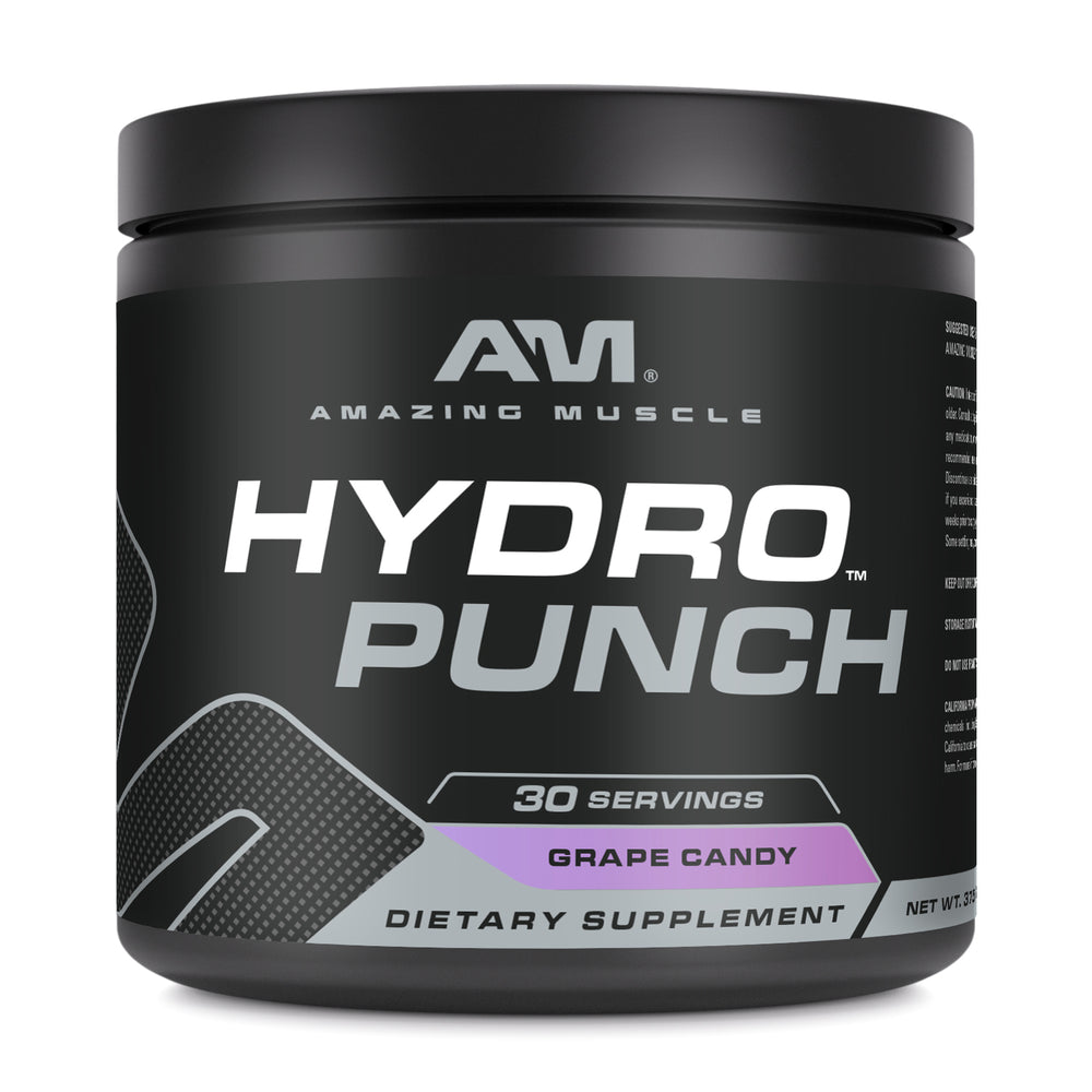 Amazing Muscle Hydro Punch | Hydration + Electrolyte Blend | 375 Grams | 30 Servings