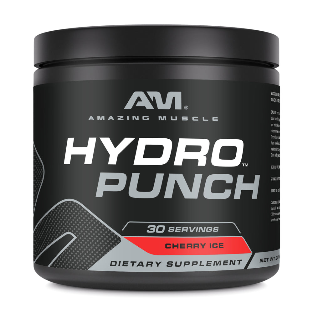 Amazing Muscle Hydro Punch | Hydration + Electrolyte Blend | 375 Grams | 30 Servings