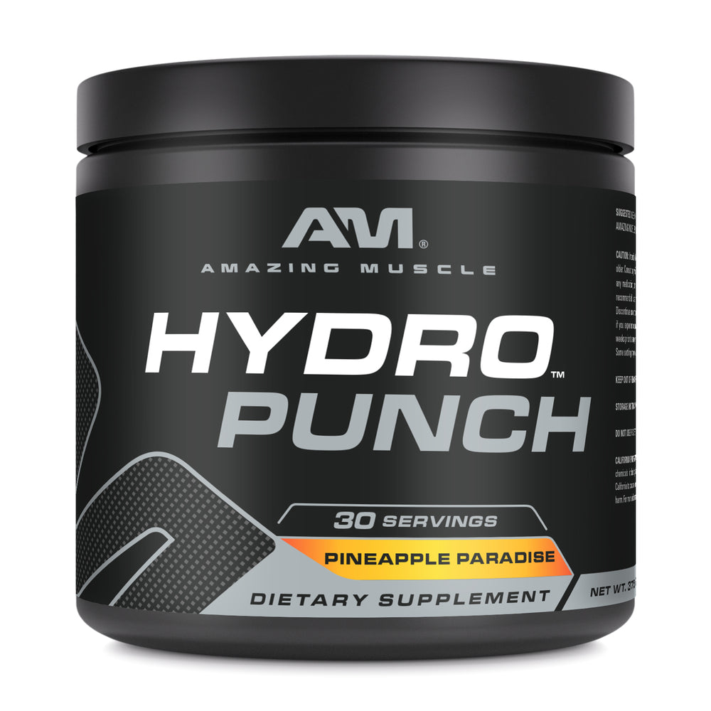Amazing Muscle Hydro Punch | Hydration + Electrolyte Blend | 375 Grams | 30 Servings
