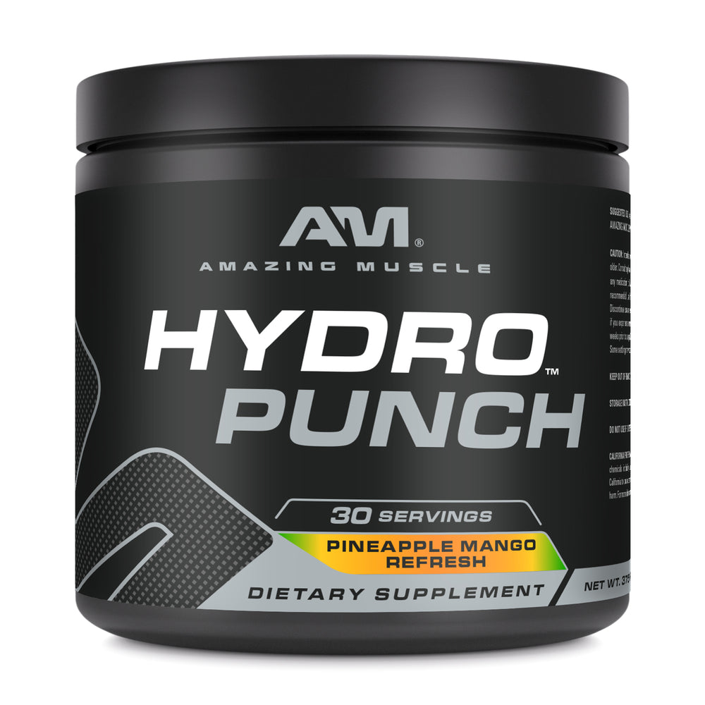 Amazing Muscle Hydro Punch | Hydration + Electrolyte Blend | 375 Grams | 30 Servings