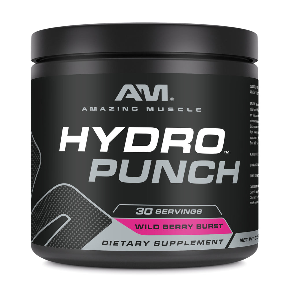 Amazing Muscle Hydro Punch | Hydration + Electrolyte Blend | 375 Grams | 30 Servings