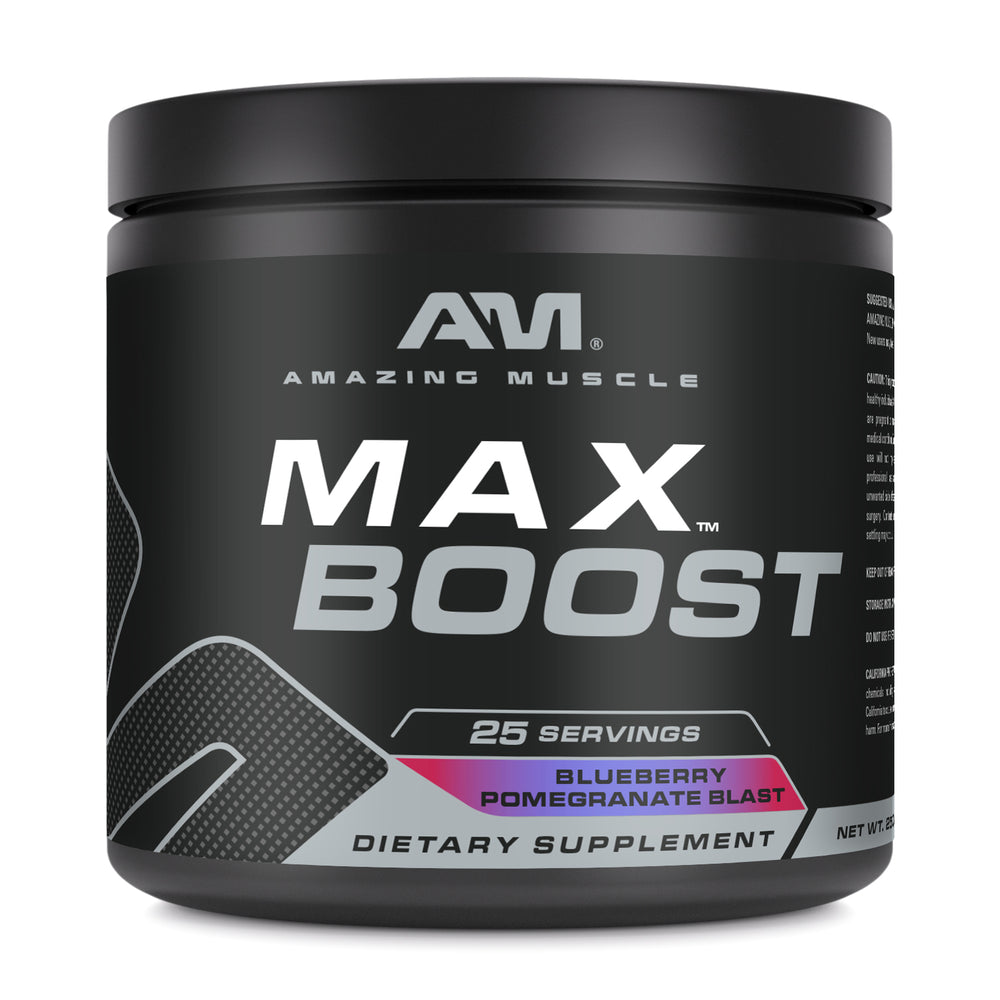 Amazing Muscle Max Boost | Intense Pre-Workout Supplement | 25 Servings