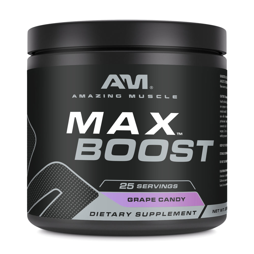 Amazing Muscle Max Boost | Intense Pre-Workout Supplement | 25 Servings