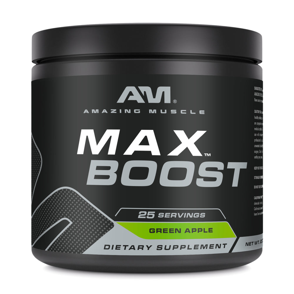 Amazing Muscle Max Boost | Intense Pre-Workout Supplement | 25 Servings