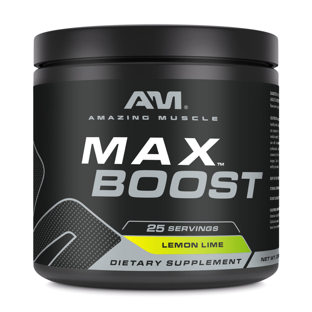 Amazing Muscle Max Boost | Intense Pre-Workout Supplement | 25 Servings