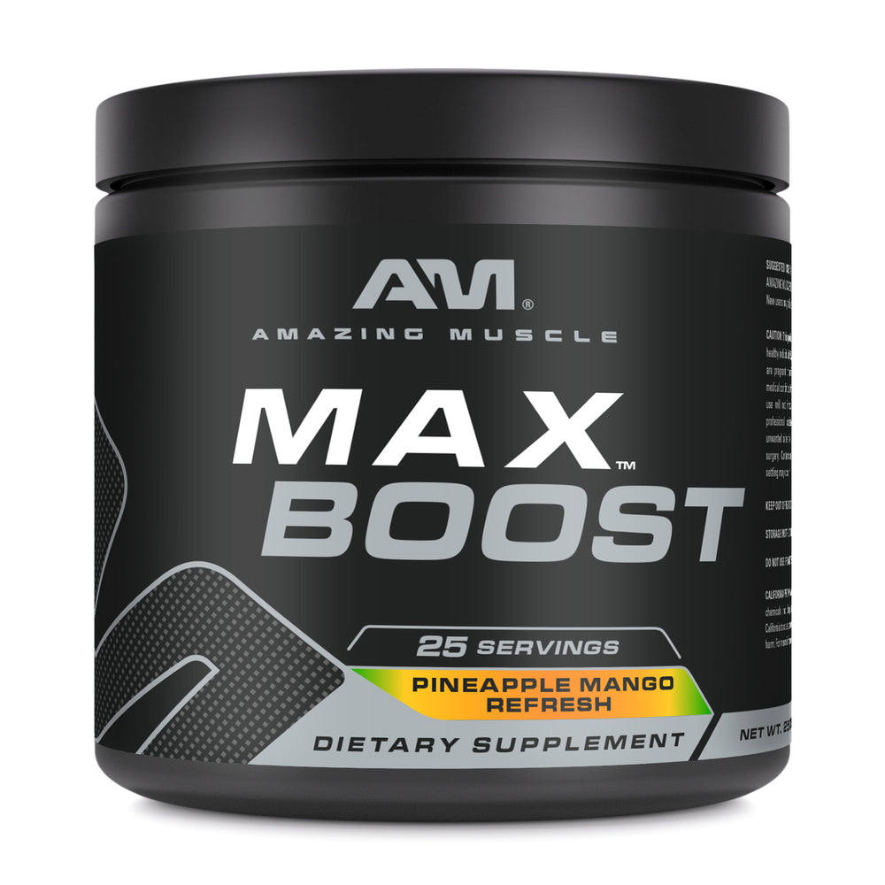 Amazing Muscle Max Boost | Intense Pre-Workout Supplement | 25 Servings