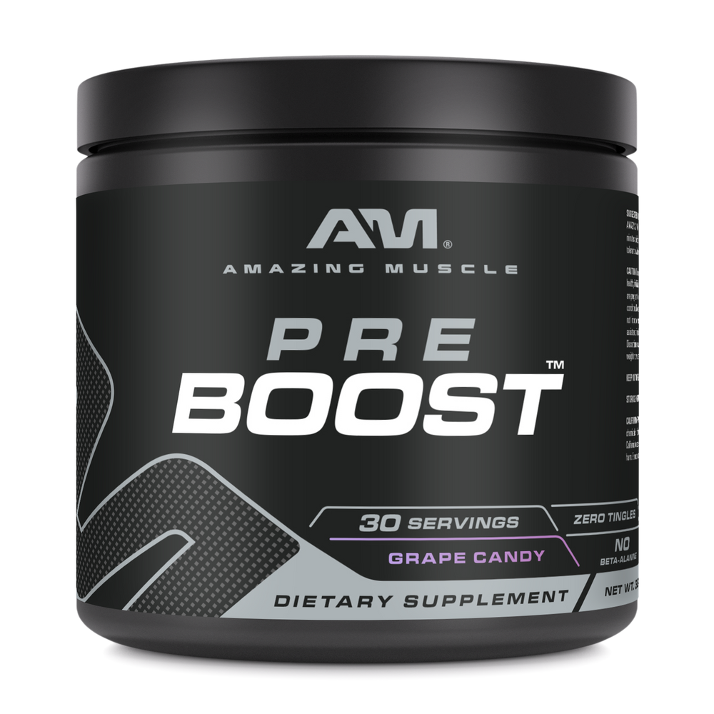 Amazing Muscle Pre Boost | Beta-Alanine Free | 30 Servings