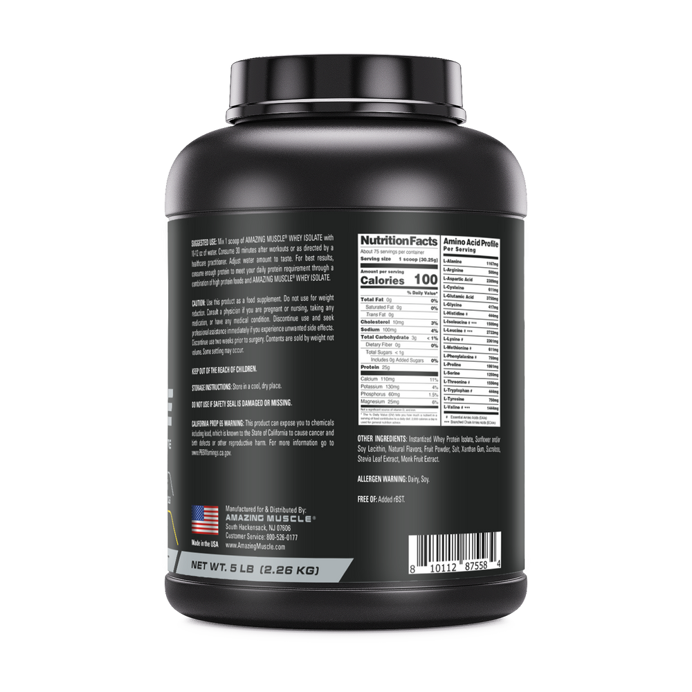WHEY ISOLATE PROTEIN | 5lbs