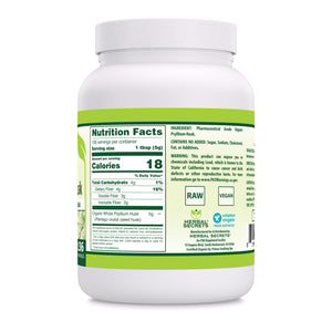 Herbal Secrets Organic Whole Psyllium Husk | 24 Oz