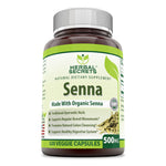 Herbal Secrets Organic Senna | 500mg 120 Veggie Capsules