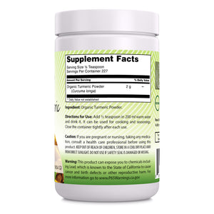 Herbal Secrets USDA Certified Organic Turmeric Powder | 16 Oz