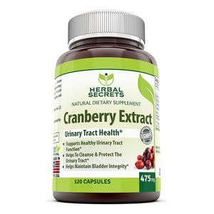 
                
                    Load image into Gallery viewer, Herbal Secrets Cranberry Fruit 475 Mg 120 Capsules - Amazing Nutrition
                
            