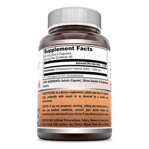 Amazing Formulas Cinnamon Bark 1000 Mg 120 Capsules