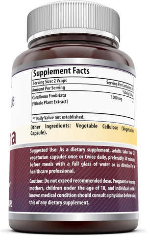 Amazing Formulas Caralluma 1000 Mg 120 Veggie Capsules