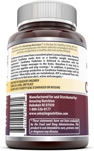Amazing Formulas Caralluma Fimbriata 800 Mg 60 Veggie Capsules