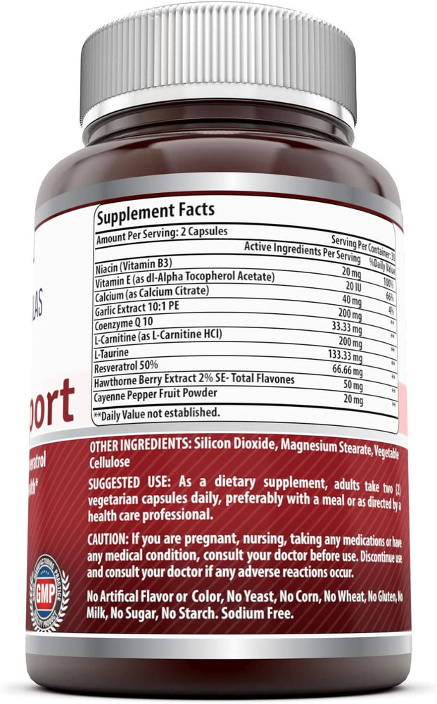 Amazing Formulas Cardio Support 60 Veggie Capsules