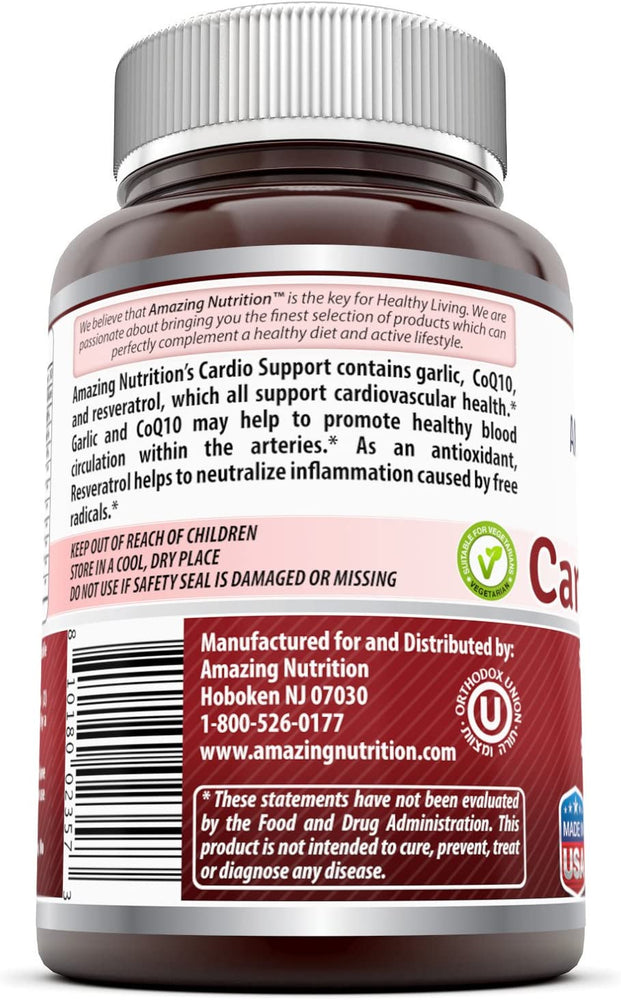 Amazing Formulas Cardio Support 60 Veggie Capsules