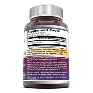 Amazing Formulas DL Phenylalanine 750 Mg 30 Tablets