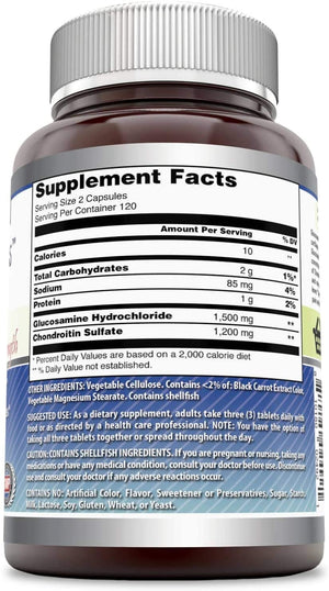 Amazing Formulas Double Strength Glucosamine Chondroitin 180 Tablets
