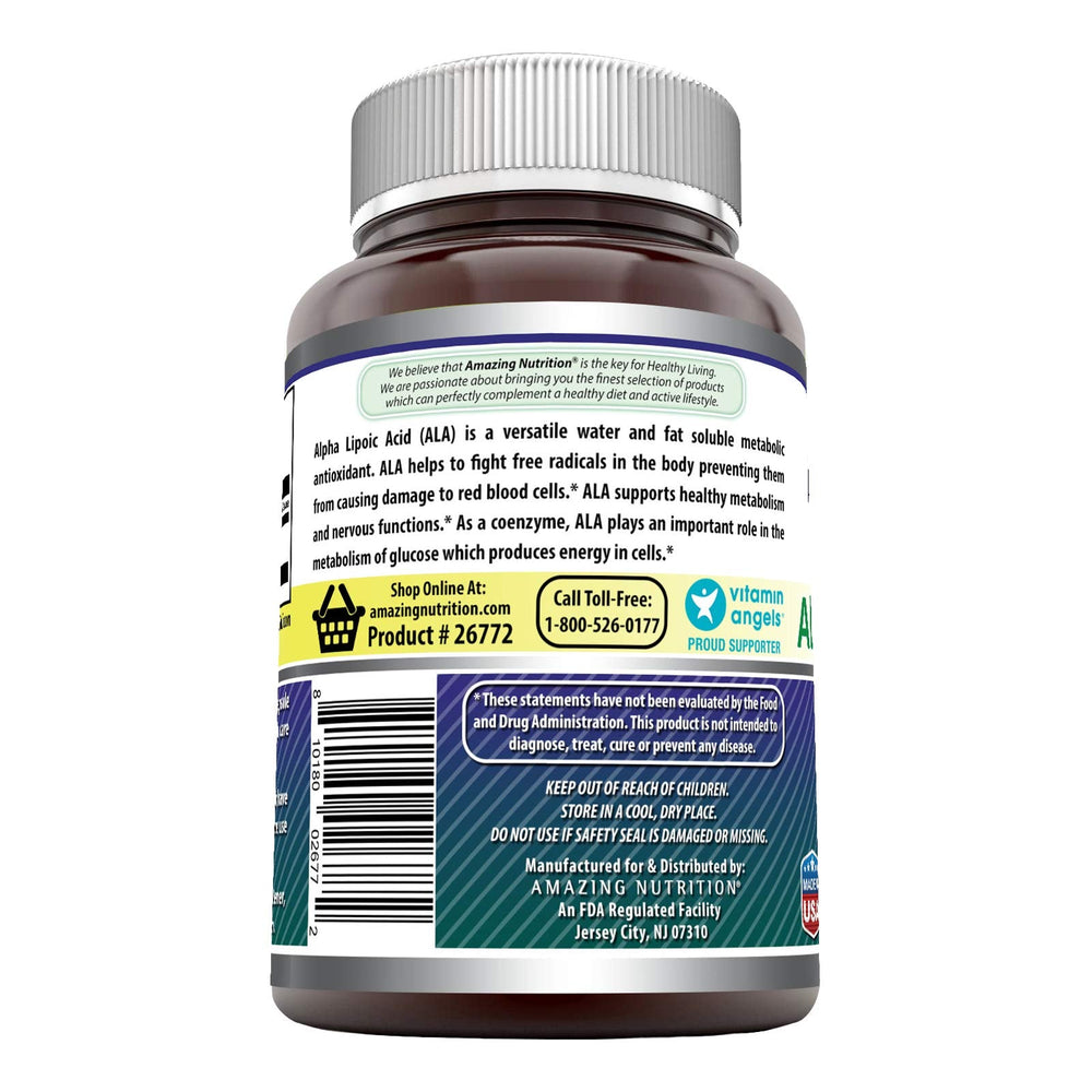 Amazing Formulas Alpha Lipoic Acid 300 mg 120 Capsules