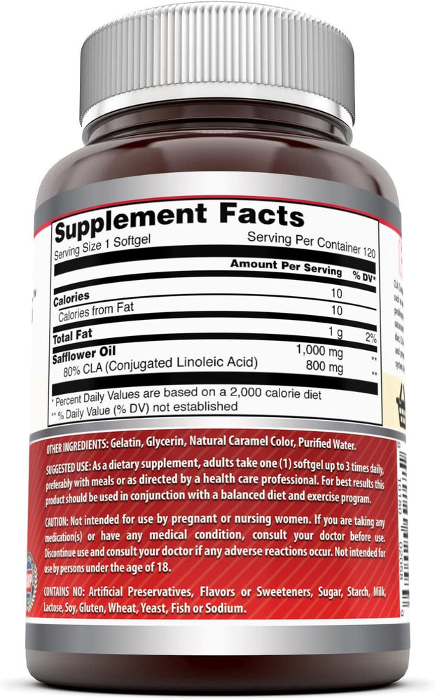 Amazing Formulas CLA 1000 mg 120 Softgels