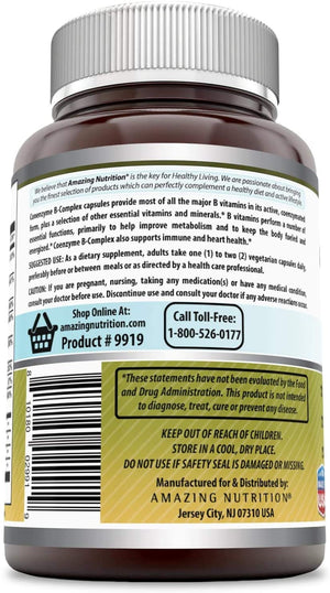 Amazing Formulas Coenzyme B Complex 120 Vegetarian Capsules