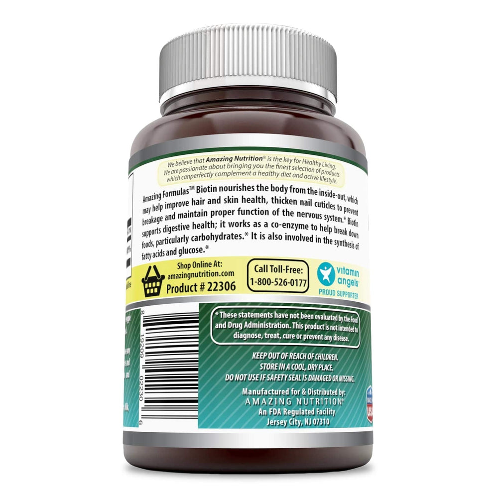 Amazing Formulas Biotin 15000 Mcg 200 Veggie Capsules