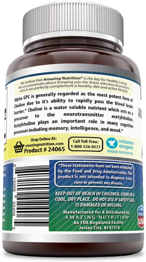 Amazing Formulas Alpha-GPC 300 Mg 60 Capsules