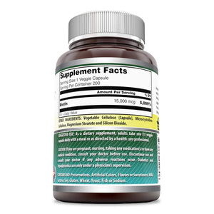 Amazing Formulas Biotin 15000 Mcg 200 Veggie Capsules