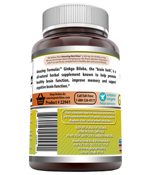 Amazing Formulas Ginkgo Biloba 60 Mg 120 Capsules