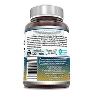 Amazing Formulas Taurine 1000mg 100 Capsules