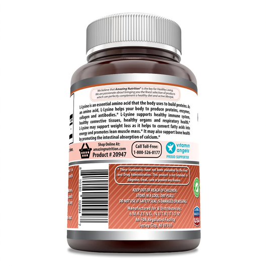Amazing Formulas L-Lysine - 1000mg 180 Vegetarian Tablets