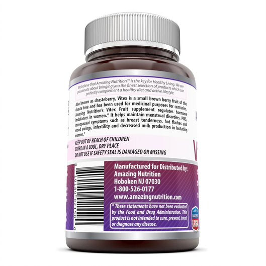Amazing Formulas Vitex Fruit 400 Mg 250 Capsules