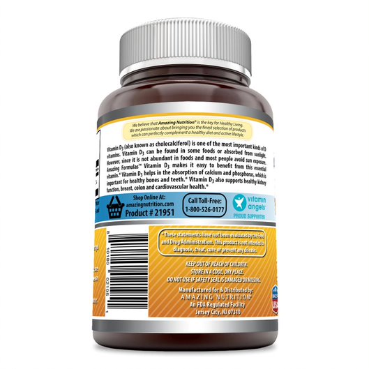 Amazing Formulas Vitamin D3 cholecalciferol - 10,000 Iu, 240 Softgels