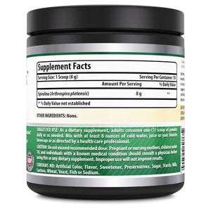 Amazing Formulas Spirulina 400 G 50 Servings