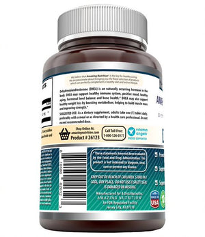 Amazing Formulas DHEA Supplement 100mg 60 Tablets