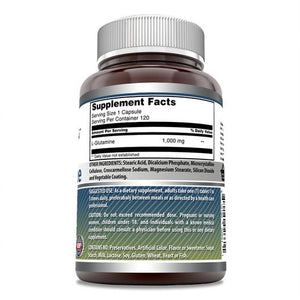 Amazing Formulas L Glutamine 1000 Mg 120 Tablets