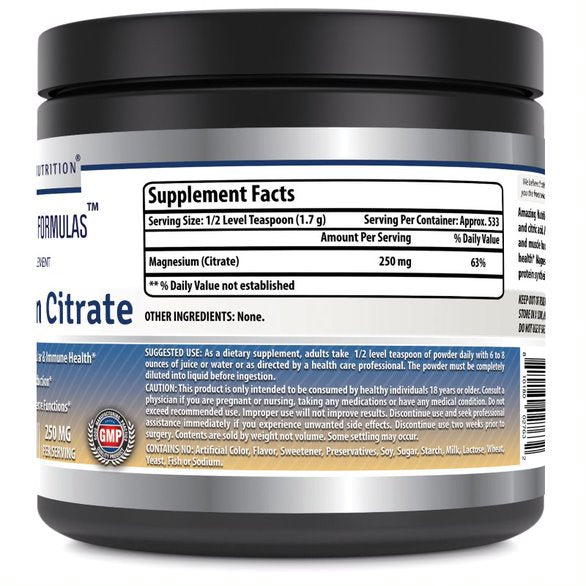 Amazing Formulas Magnesiumn Citrate 2 Lbs Powder