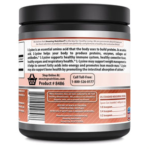 Amazing Formulas L Lysine Powder 500 Gram 735 Servings